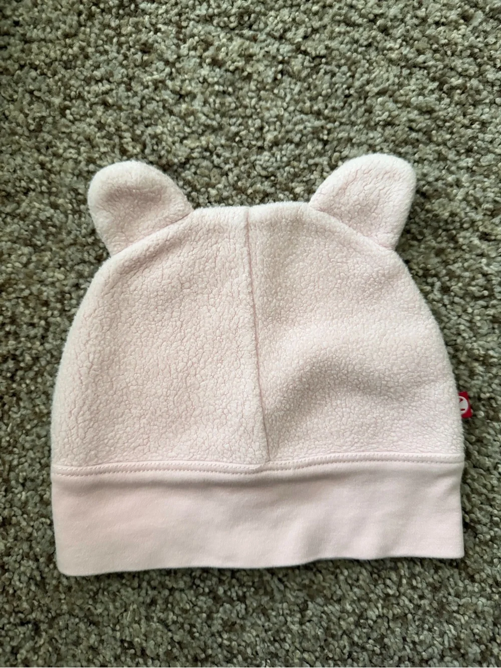 Zutano Pale Pink Fleece Ear Beanie